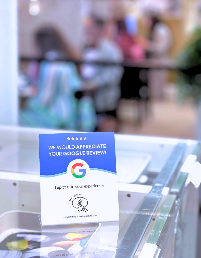 Scooti Google Reviews Stand – Classic Colours Edition Gallery Image 3