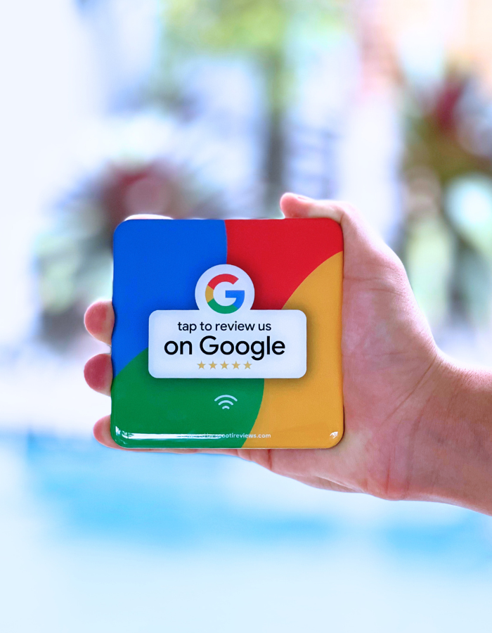 Scooti Google Reviews Plate – Google Colours Edition Gallery Image 3