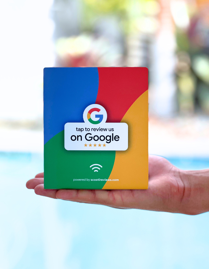 Scooti Google Reviews Stand - Google Colours Edition Gallery Image 4